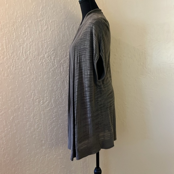 Tommy Bahama Gray Open-Front Cardigan - Picture 2 of 6